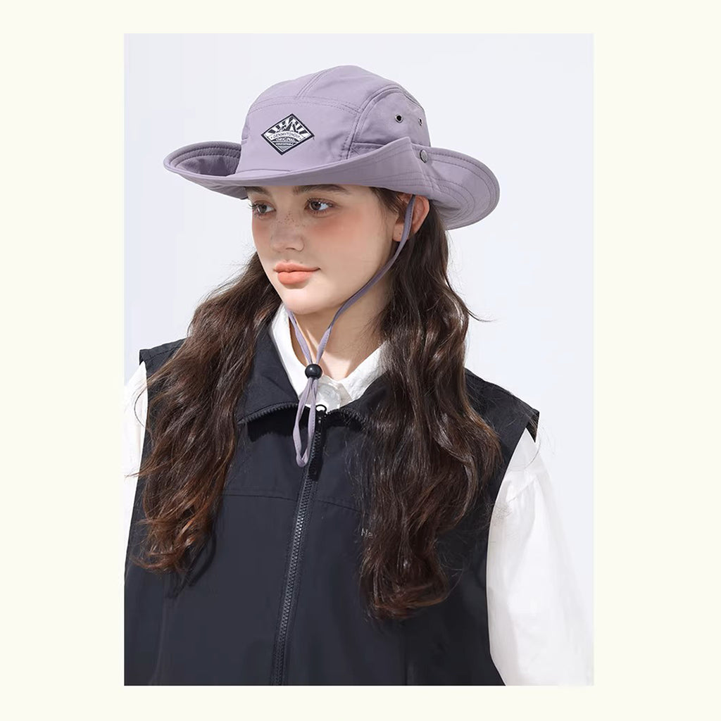 Women's Vintage Outdoor Bucket Hat | Summer Sun Protection Breathable Hiking Camping Cap