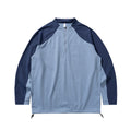 Men's Outdoor Quick-Dry Long Sleeve T-Shirt, Sun Protection Half-Zip Top for Hiking & Sports
