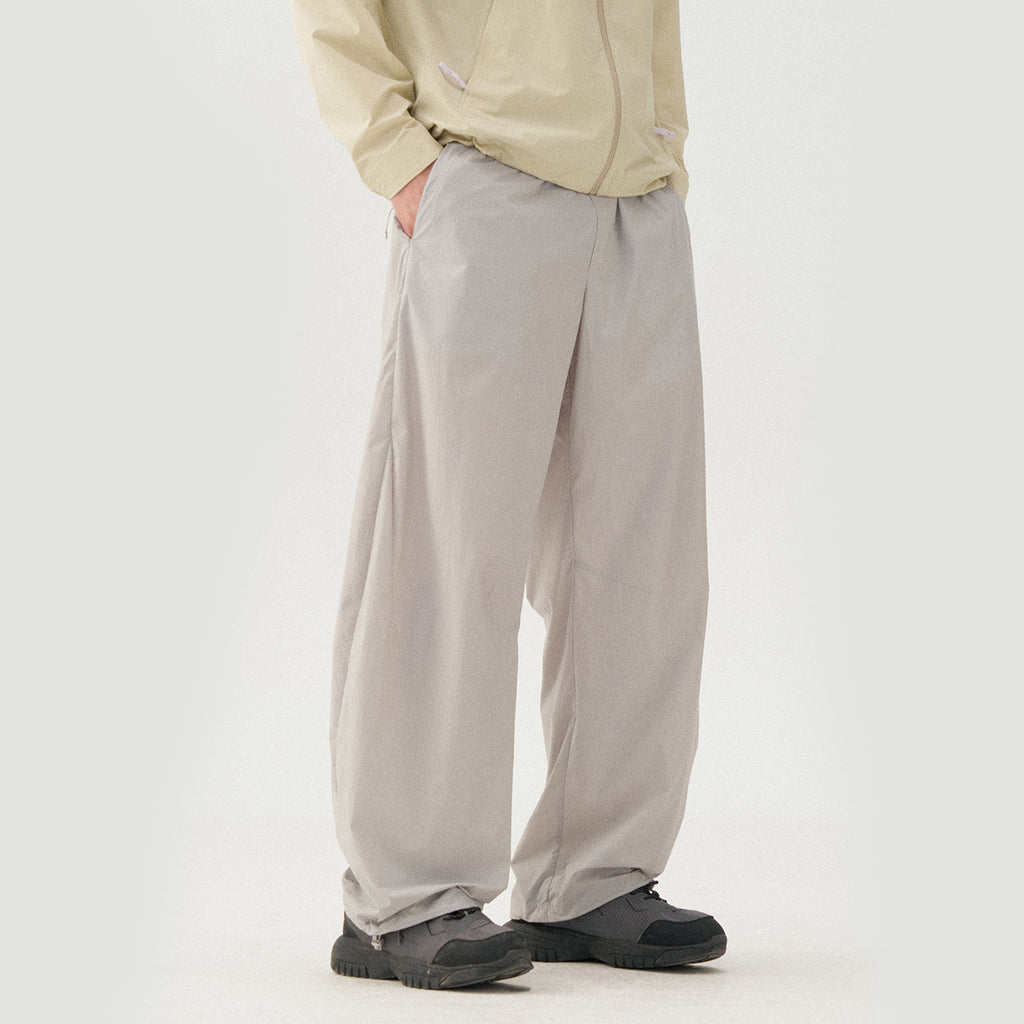 Men's Outdoor Water-Resistant UPF100+ Raw Yarn Lightweight Cool Touch Curved Relaxed Fit Casual Pants
