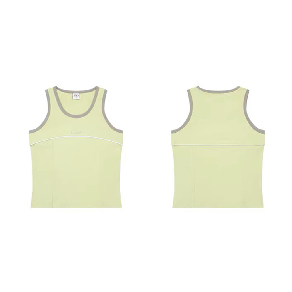 Women's High Elasticity Sports Bra Tank Top – 2026 Spring/Summer Sleeveless, Cooling, Color-Blocked Fitness Vest