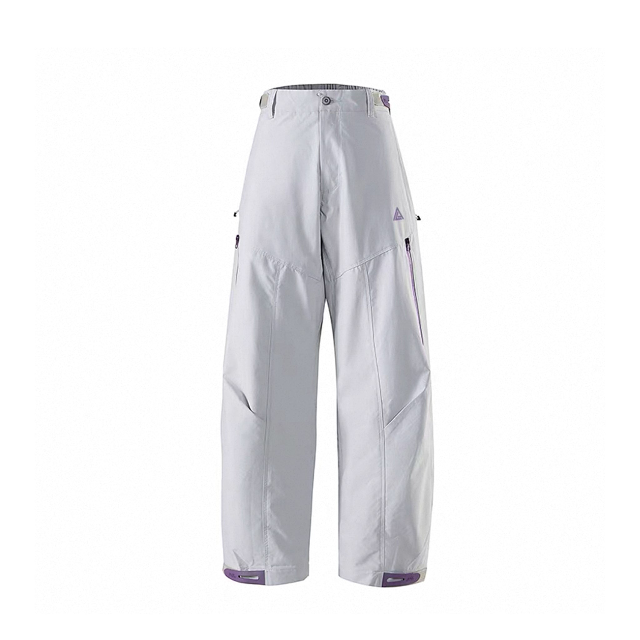 Women's Fall Winter Outdoor 3-in-1 Protection Taped Seams Softshell Hiking Pants Relaxed Fit Technical Trekking Cargo Pants