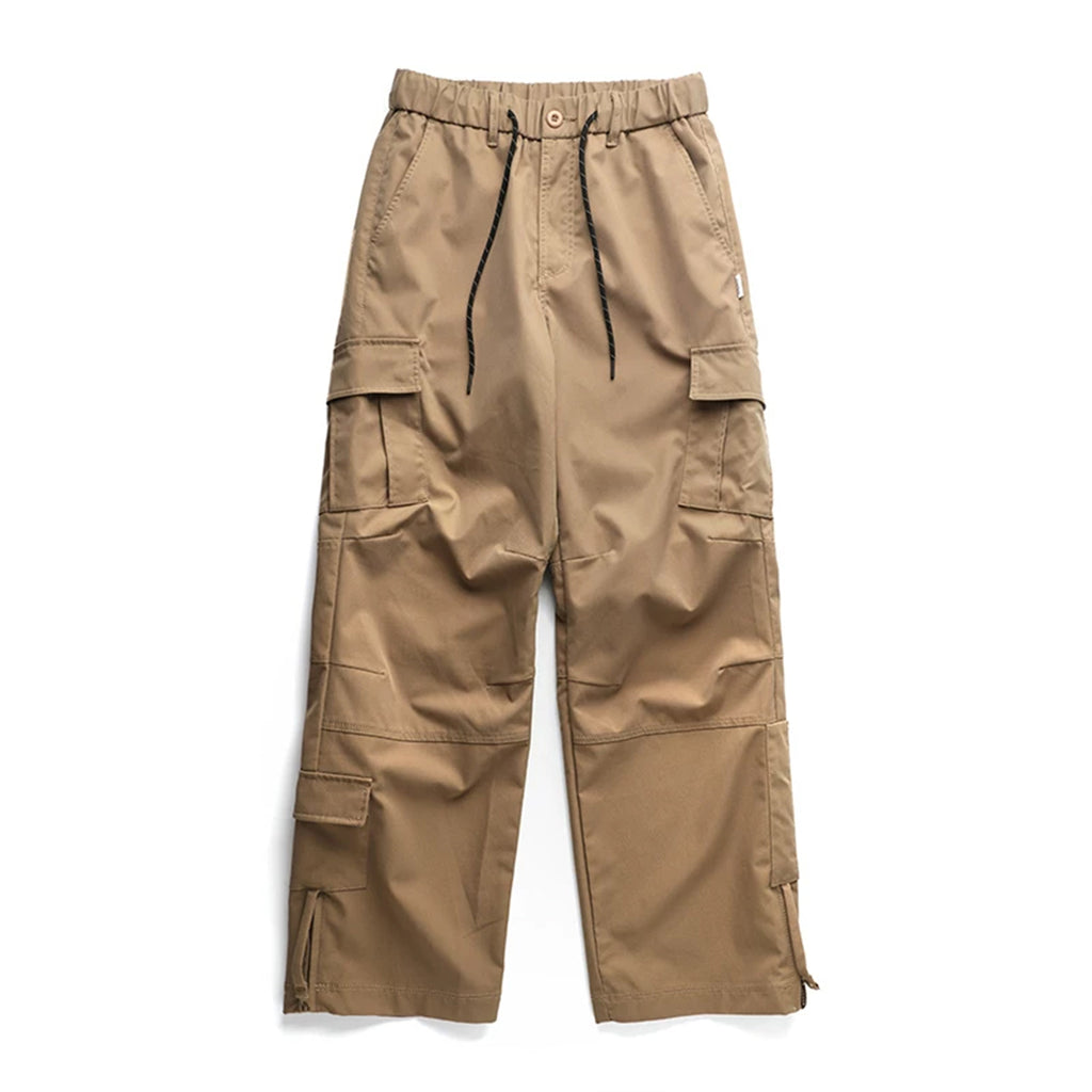 Men's Mountain-Style Water-Resistant Hiking Cargo Pants, Windproof & Wear-Resistant Utility Trekking Trousers for Spring and Autumn