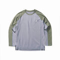 Graphene Outdoor Long Sleeve Training T-Shirt, Intellifresh Antibacterial, Moisture-Wicking Quick-Dry with Splicing Design
