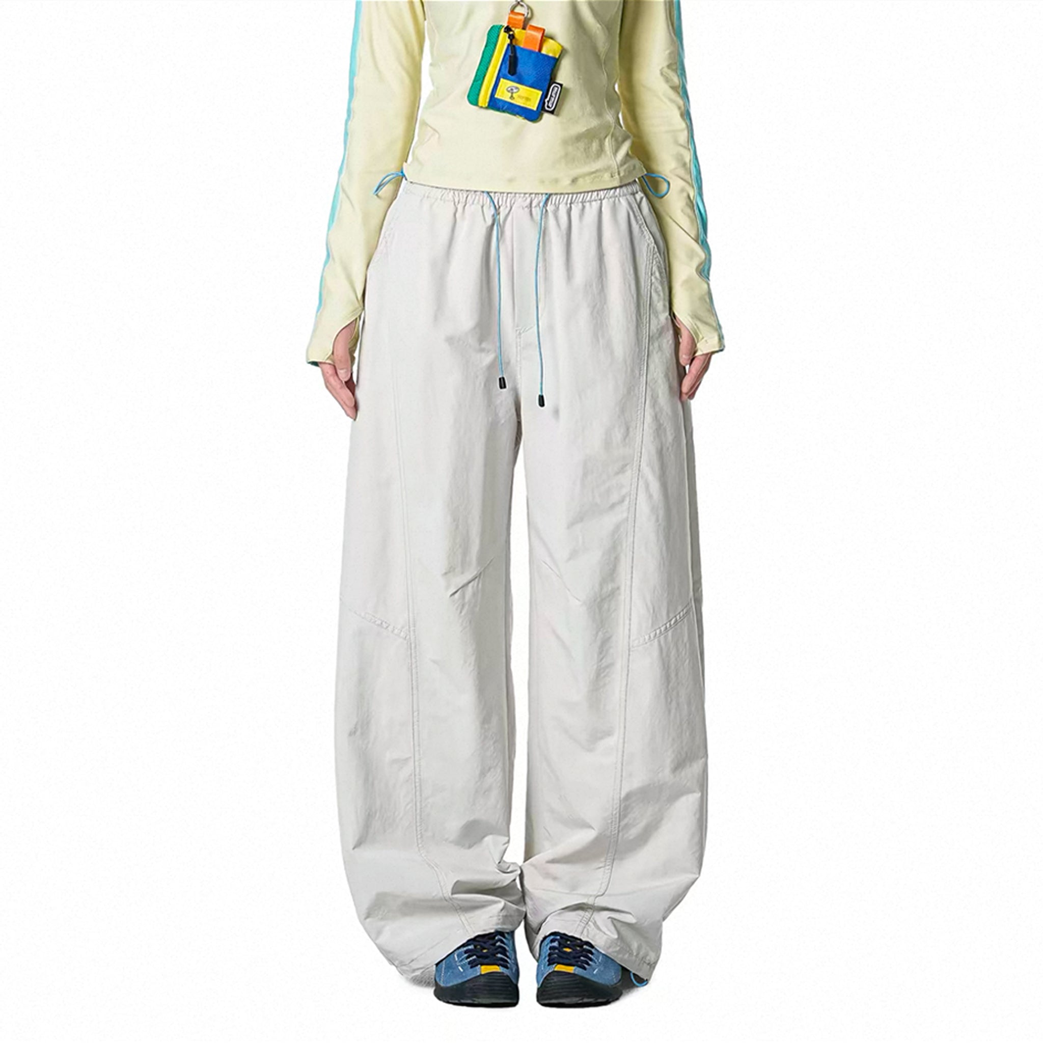 Hiking Cargo Pants | Outdoor Deconstructed Straight Leg Loose Fit Trousers for Men & Women