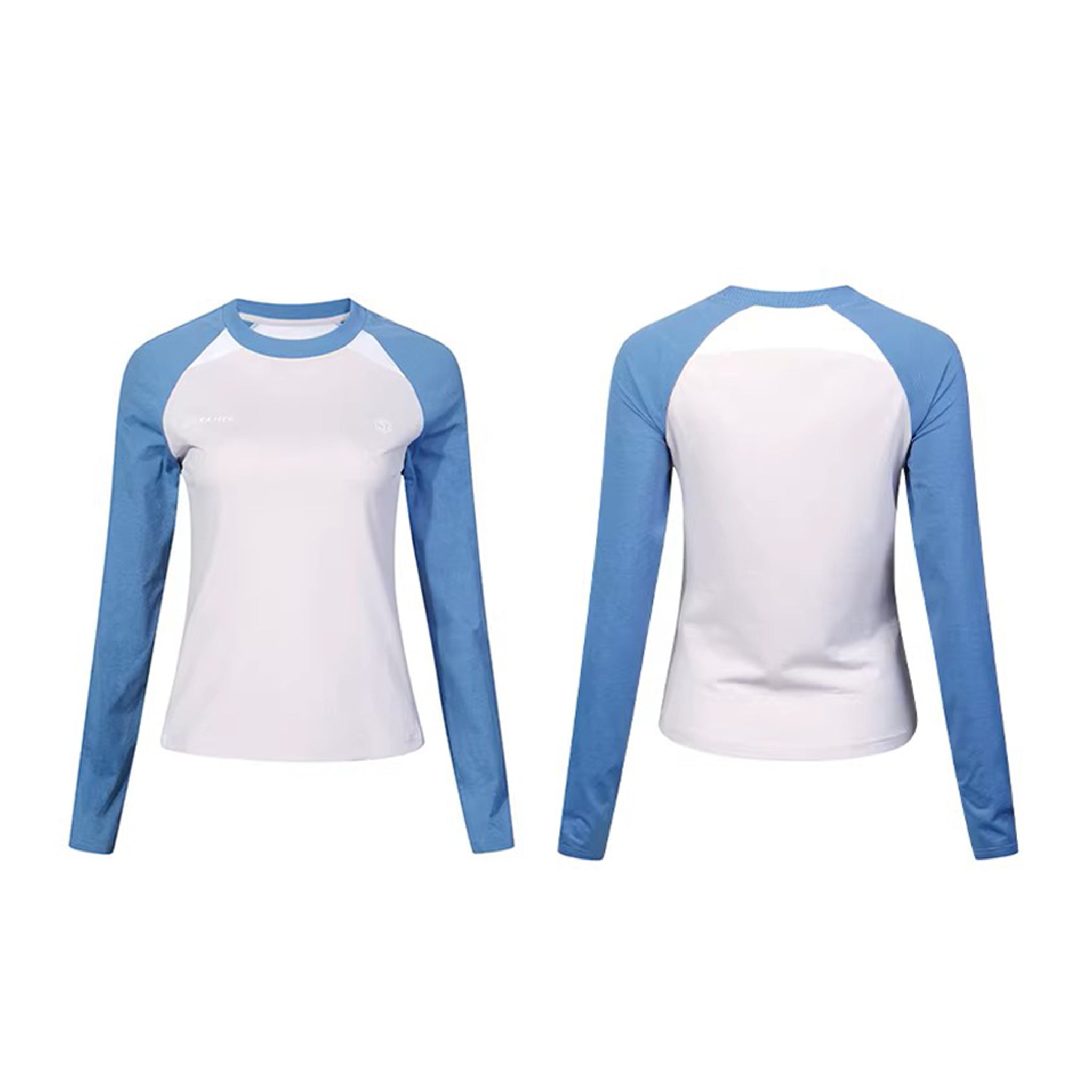 Unisex Sun Protection Long Sleeve Quick-Dry Shirt, Color Block Tee for Hiking, Camping & Fitness