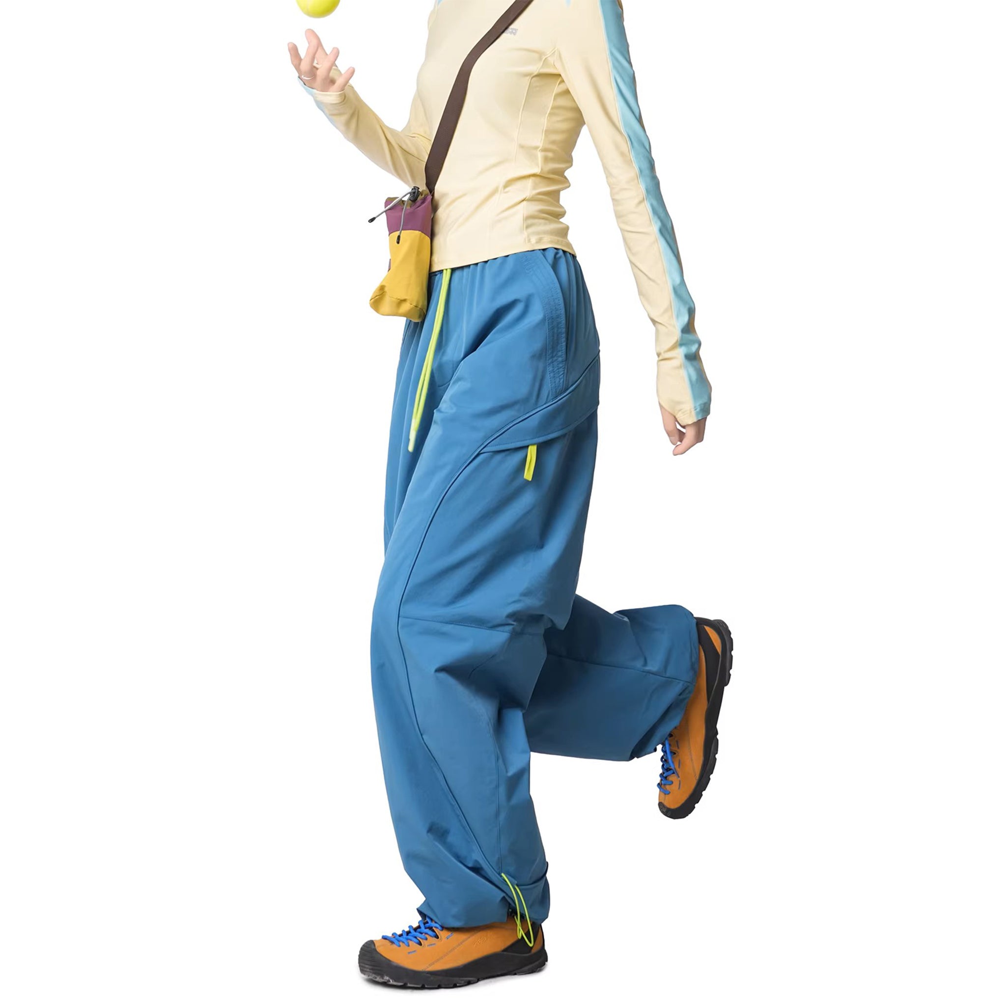 Autumn Outdoor Oversized Cargo Joggers, Straight Leg Relaxed Fit Hiking & Casual Pants