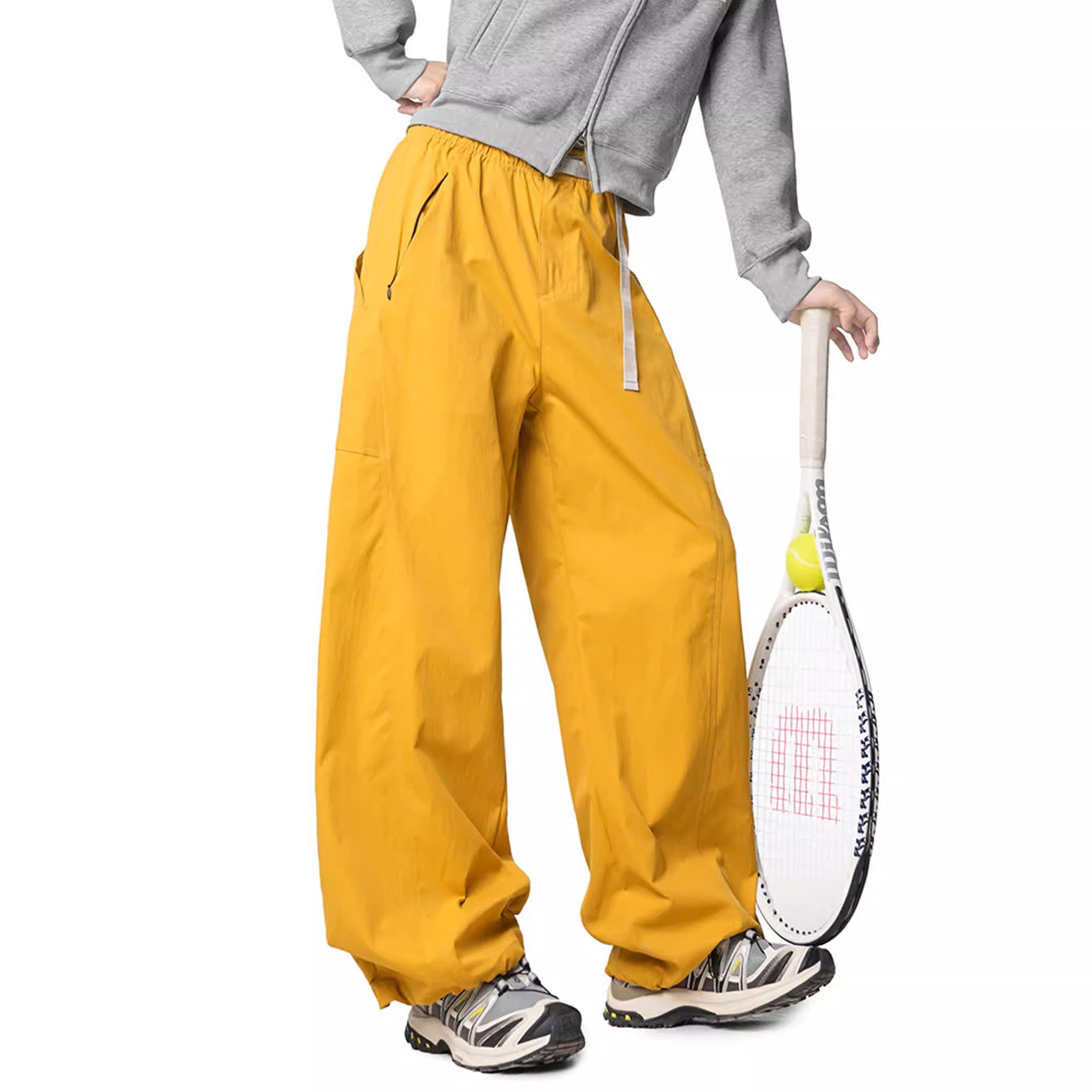 Women's Outdoor Straight Leg Loose Deconstructed Hiking Pants Fall Versatile Cleanfit Casual Curve Pants