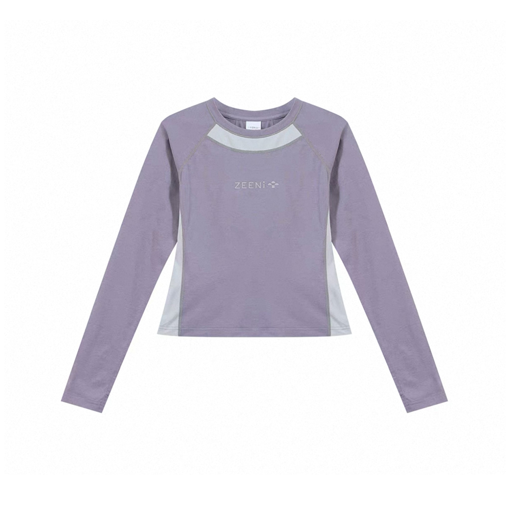 Women's Slim-Fit Cropped Long Sleeve Base Layer, Sun Protection Anti-Breathable Quick-Dry Tee for Summer Running & Outdoor Sports